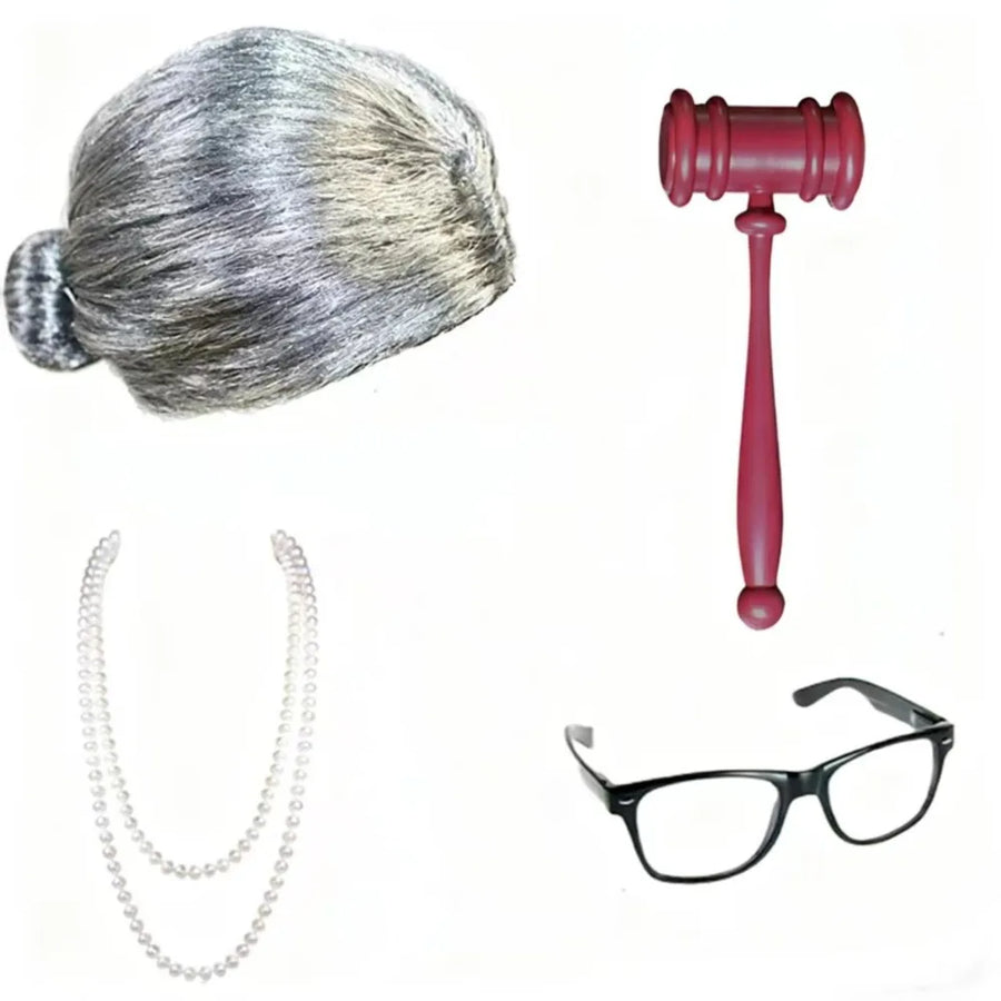 Costume de Juge Halloween 4 Pièces – vue 10
