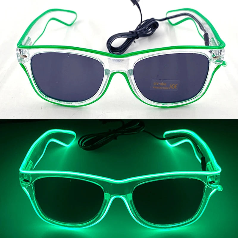 Lunettes Néon LED Lumineuses – vue 28