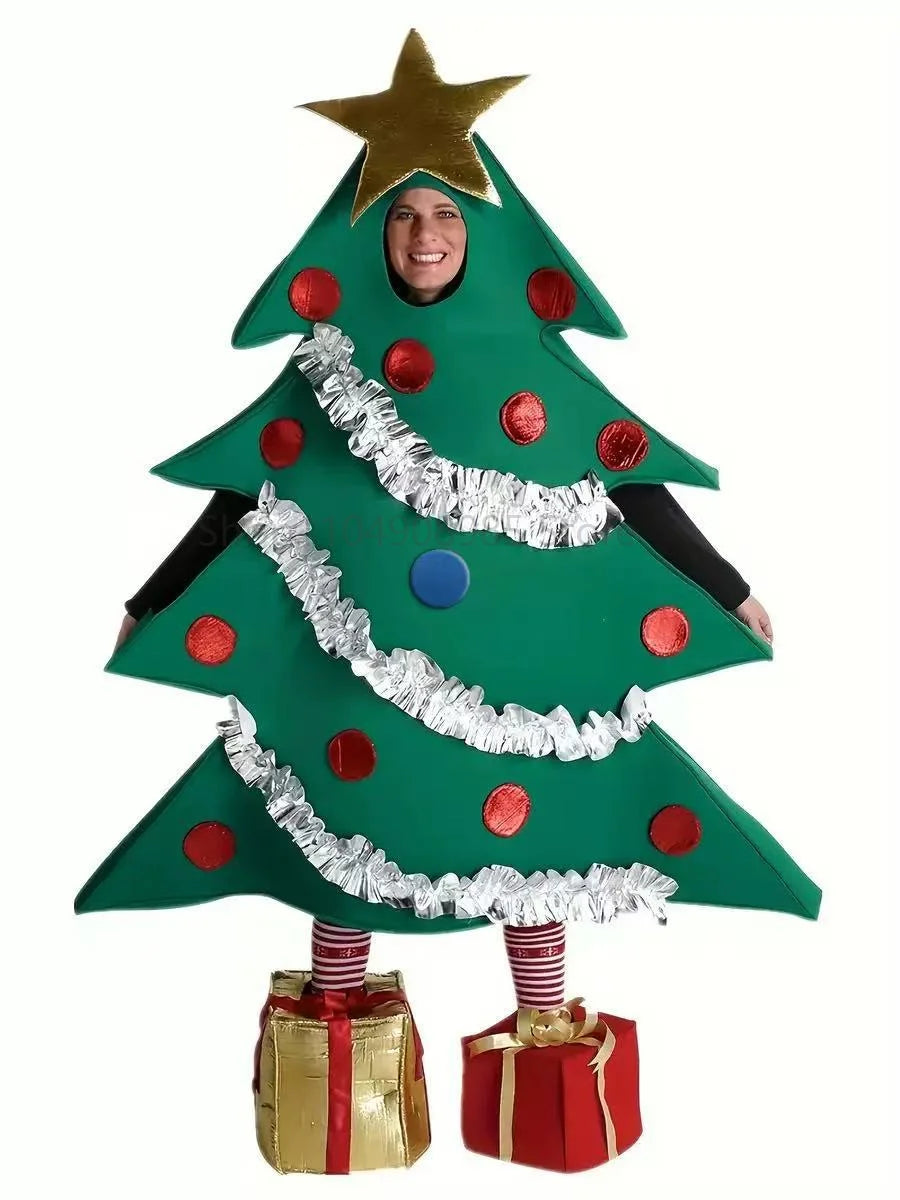 Déguisement Sapin de Noël avec Couvre-Chaussures