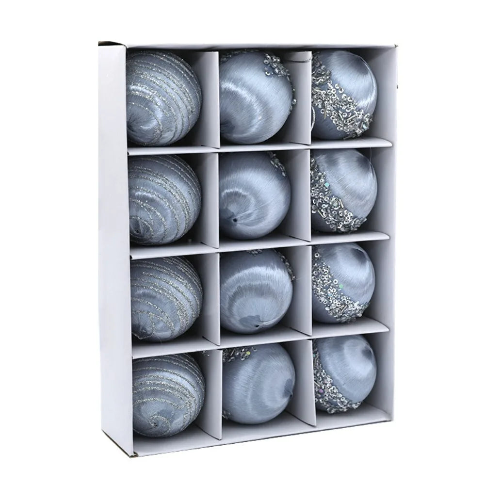 Lot de 12 Boules de Noël 6cm Incassables - Décoration Sapin – vue 8