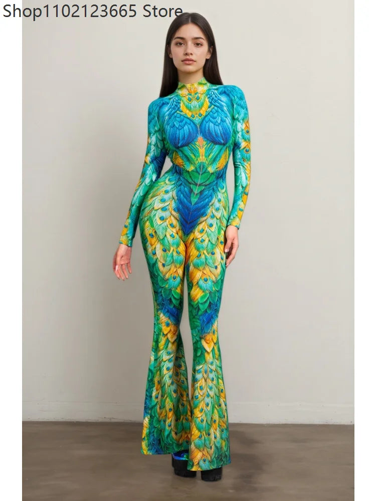 Combinaison Scène Perroquet Femme – Plusieurs Tailles