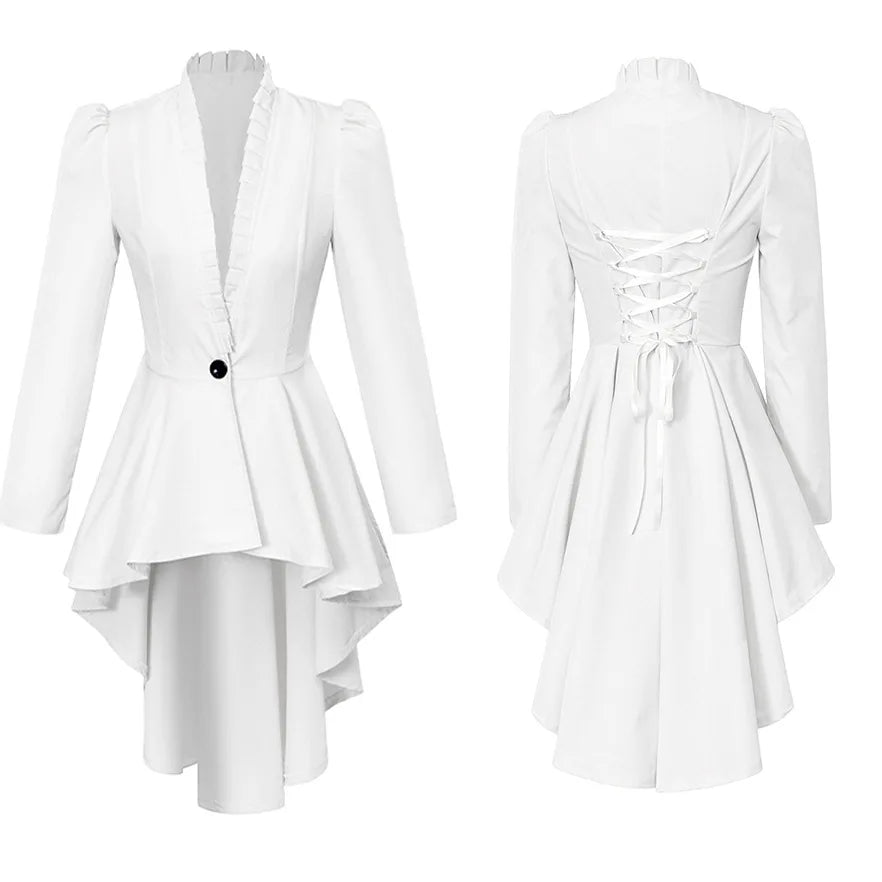Veste Queue-de-Pie Victorienne Steampunk Femme