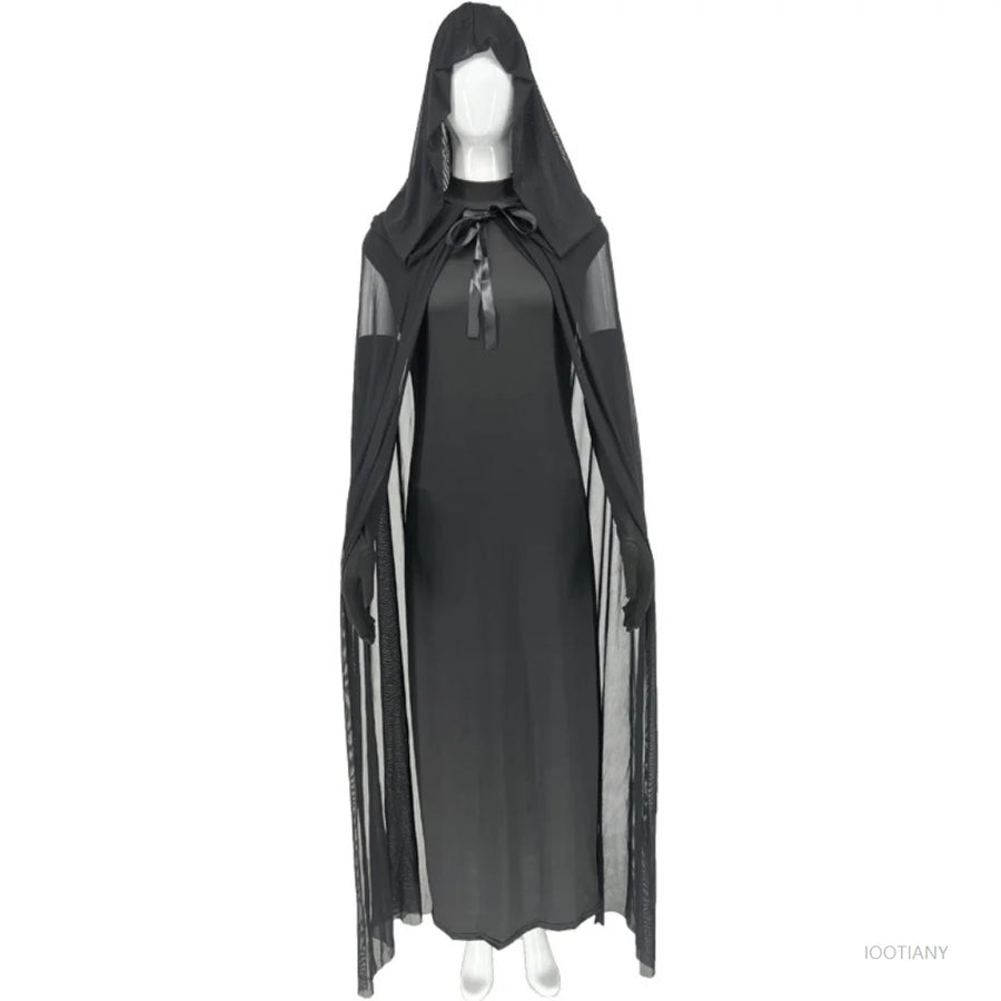 Robe Sorcière Vampire à Capuche Sexy – vue 6