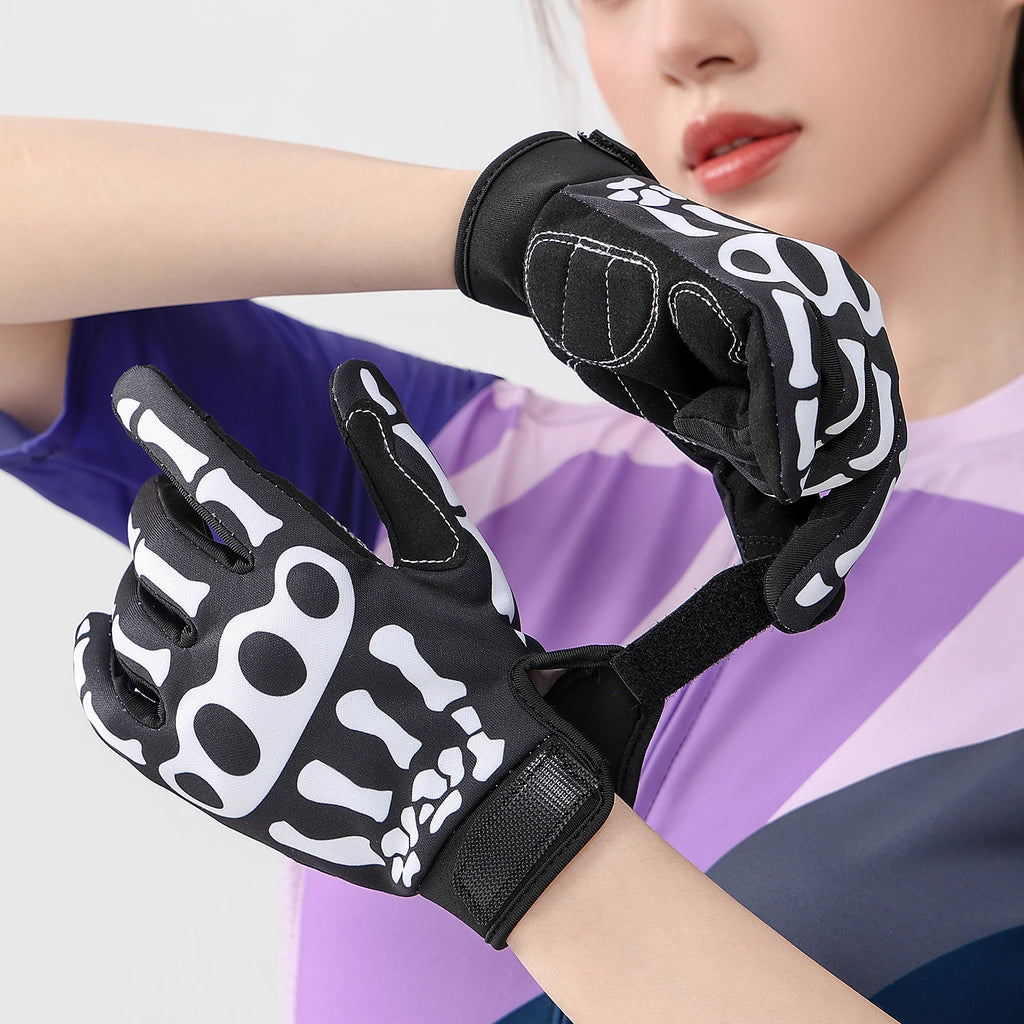 Gants Griffes Fantôme Tête de Mort