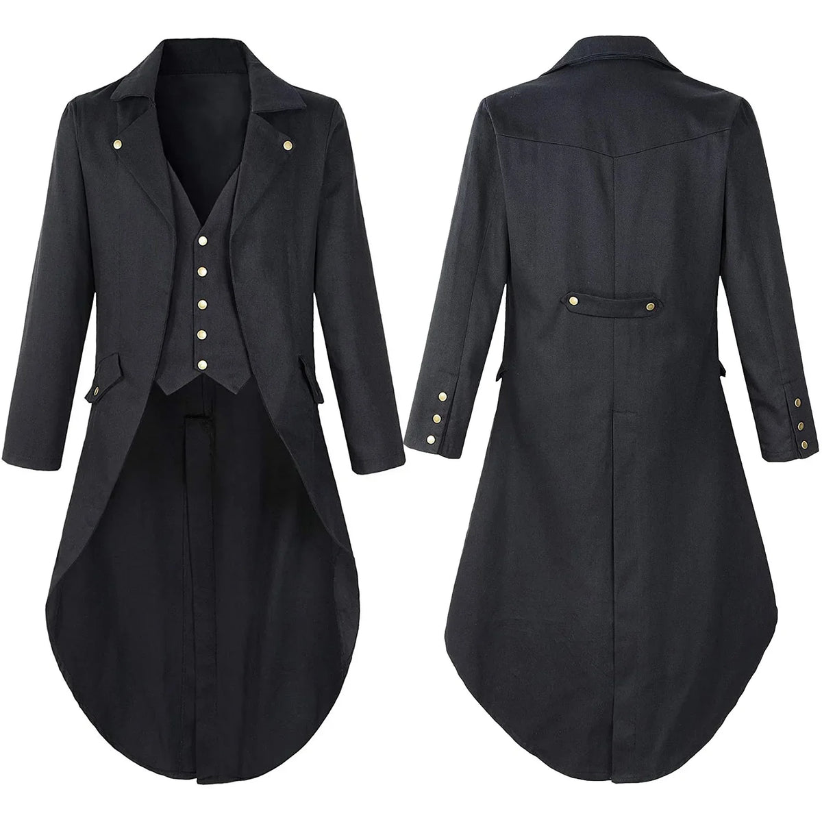 Veste Gothique Steampunk Homme – S à 4XL