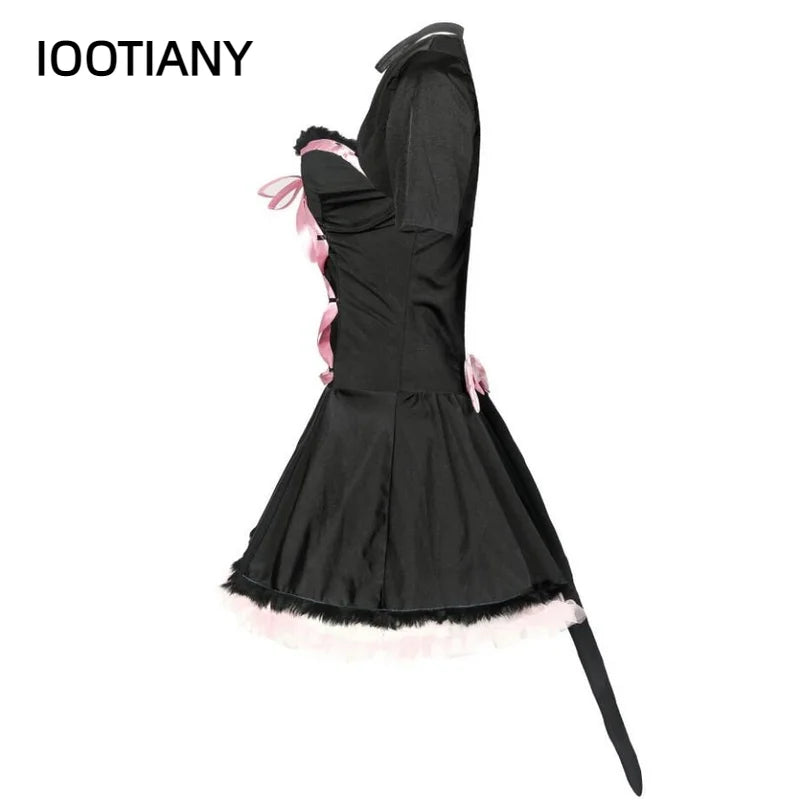 Déguisement Lapin Noir Sexy avec Cape