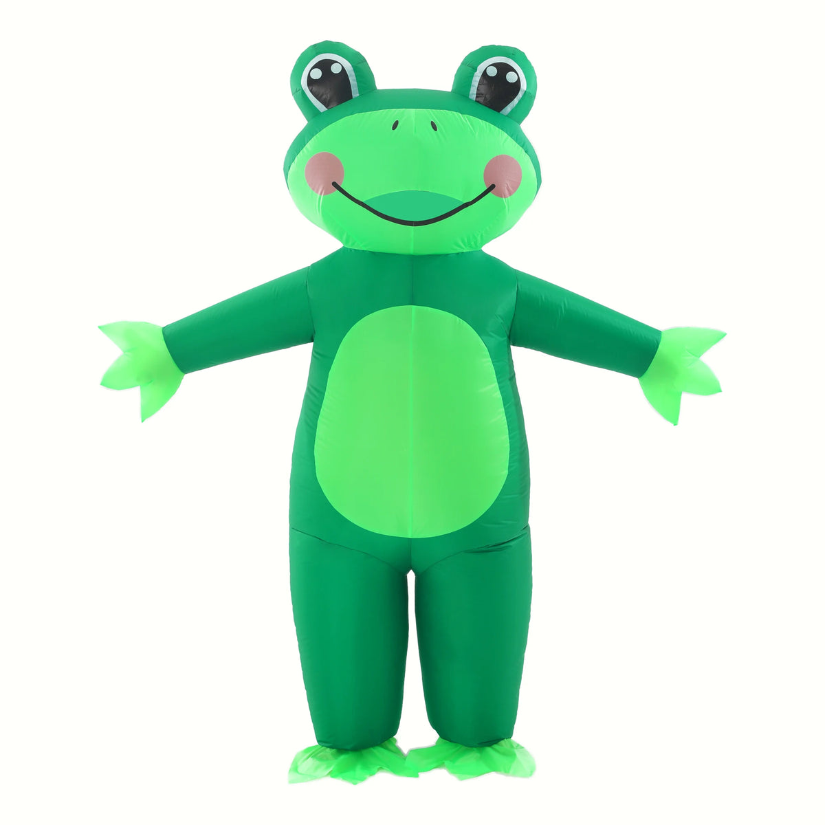 Déguisement Gonflable Grenouille Verte Adulte – vue 2