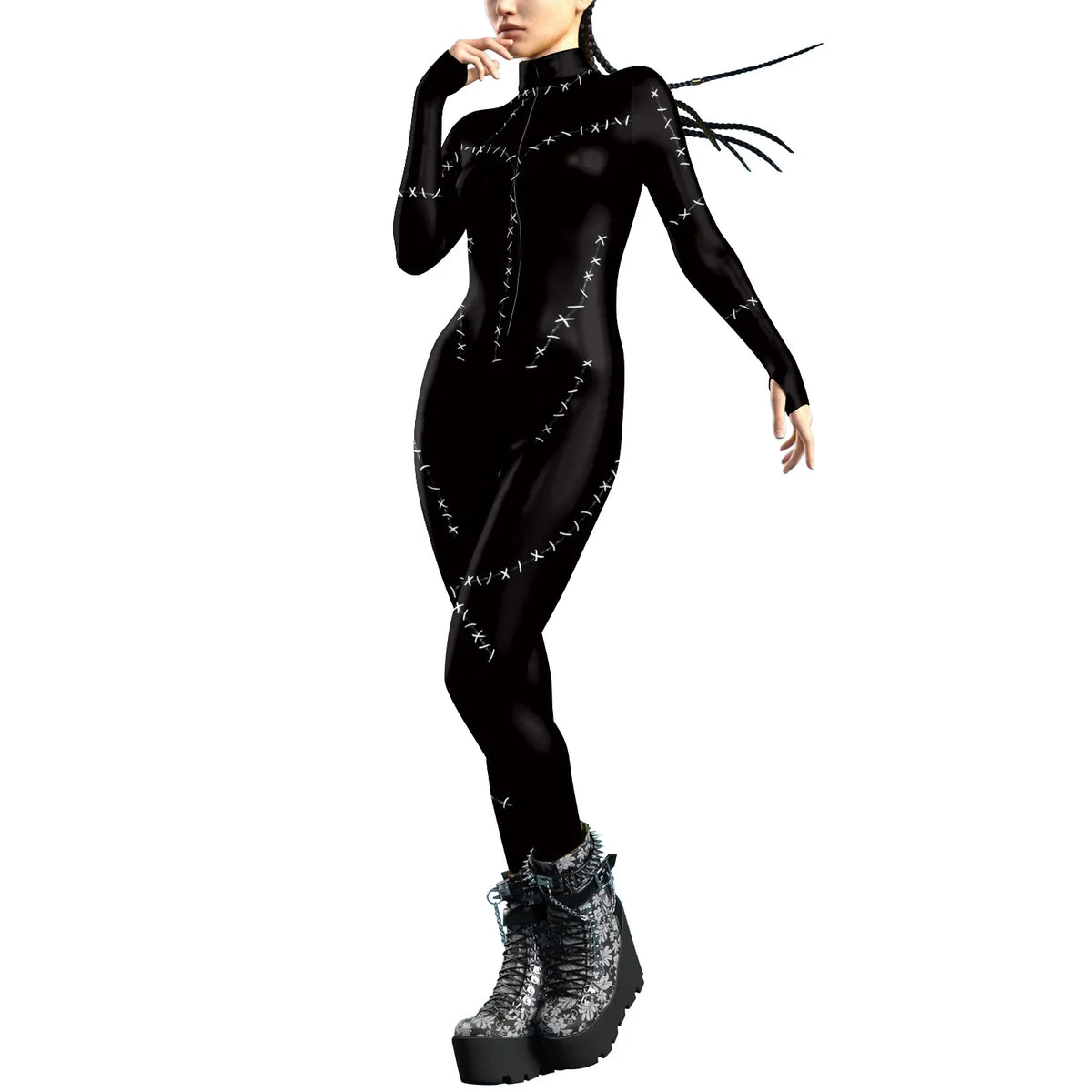 Combinaison Chat Noir Femme – Déguisement S à XL