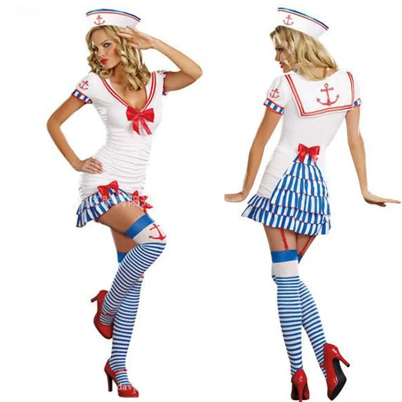 Déguisement Marin Sexy Bleu Marine Femme – vue 11