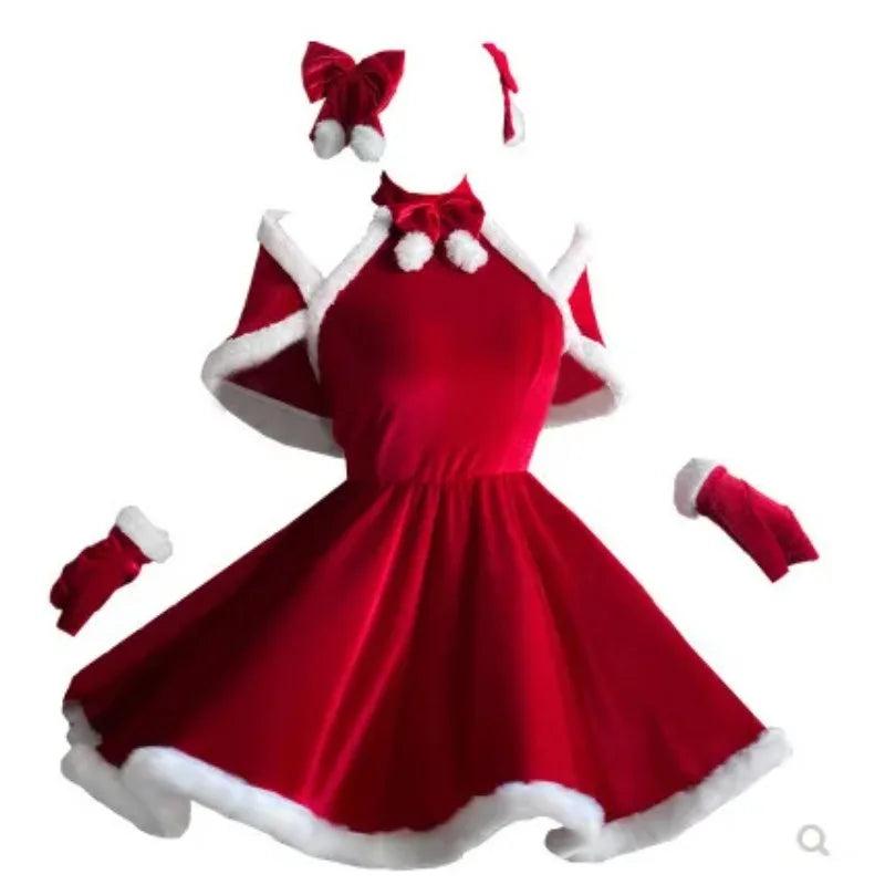 Déguisement Mère Noël Femme avec Cape