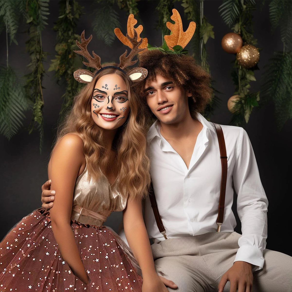 Kit Renne Femme – Bois, Tutu et Chaussettes