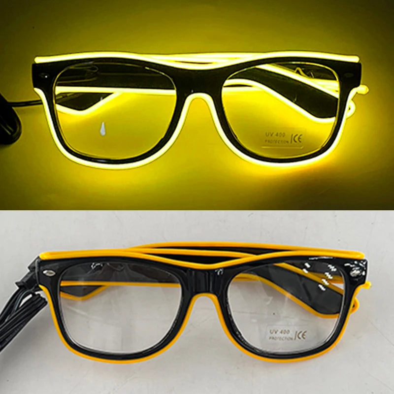 Lunettes Néon LED Lumineuses – vue 7