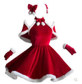 Déguisement Mère Noël Femme avec Cape – vue 7
