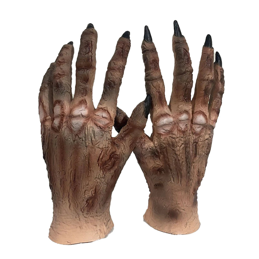 Gants de Bête Loup-Garou Effrayants en Latex – vue 5