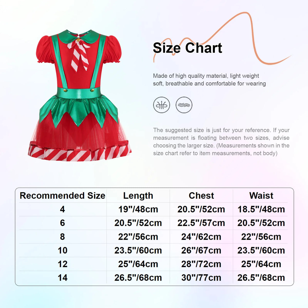 Robe Tutu Lutine Rayée Fille – vue 6