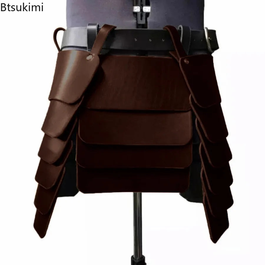 Jambières Armure Viking en Simili Cuir