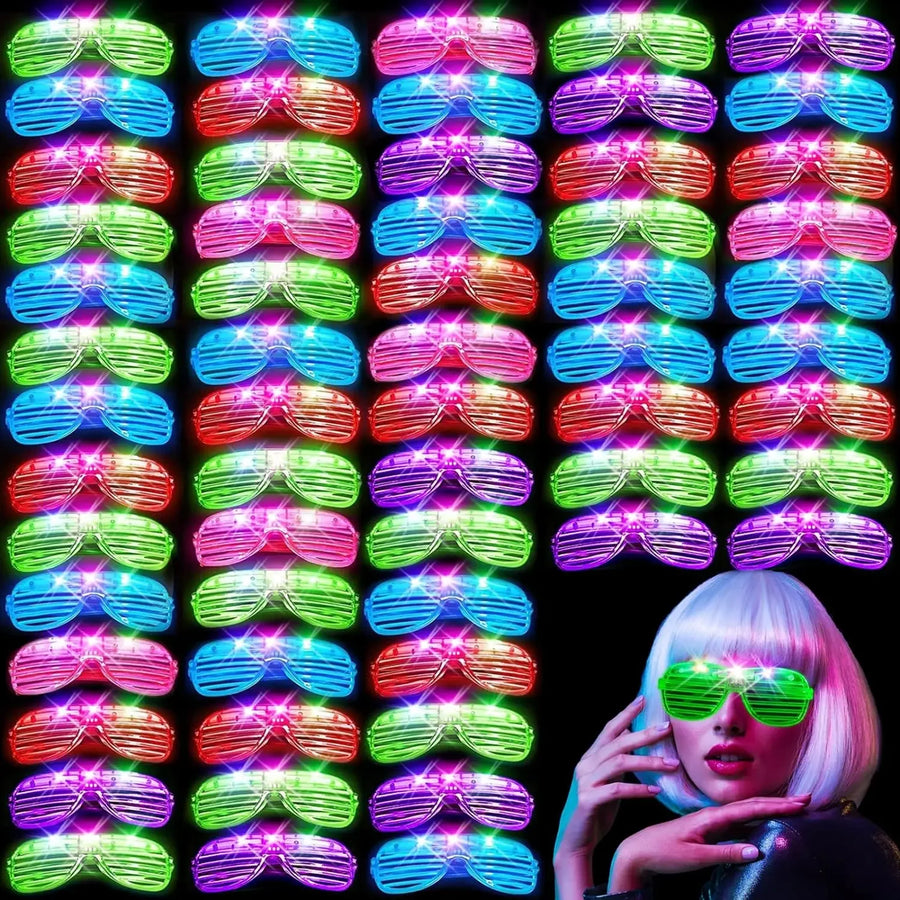 Lunettes LED Lumineuses de Fête
