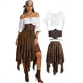 Déguisement Pirate Gothique Femme – Chemise et Jupe