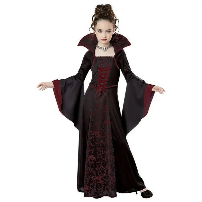 Déguisement Vampire Fille – Robe Tutu Longue Gothique – vue 13