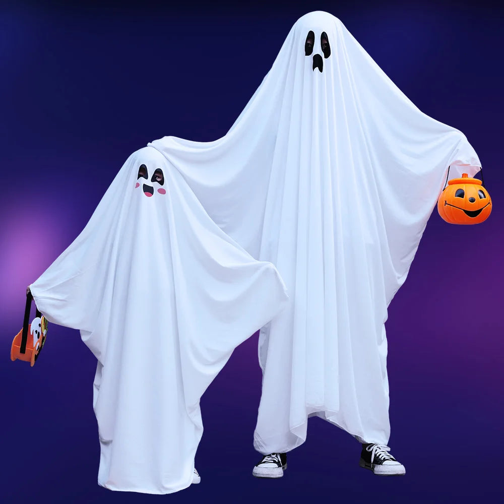 Déguisement Fantôme Blanc à Capuche Adulte