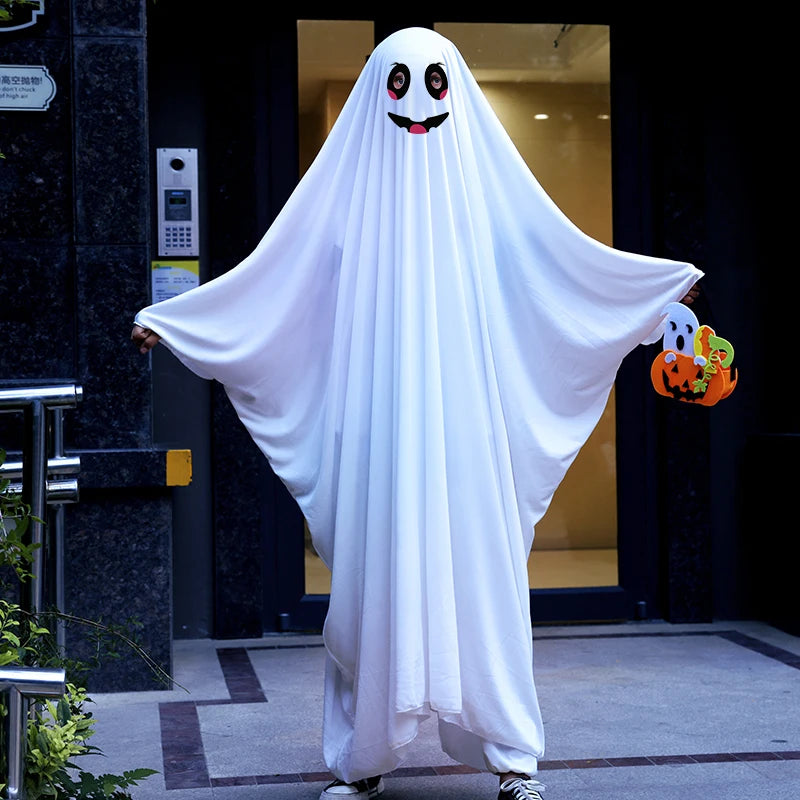 Déguisement Fantôme Blanc à Capuche Adulte