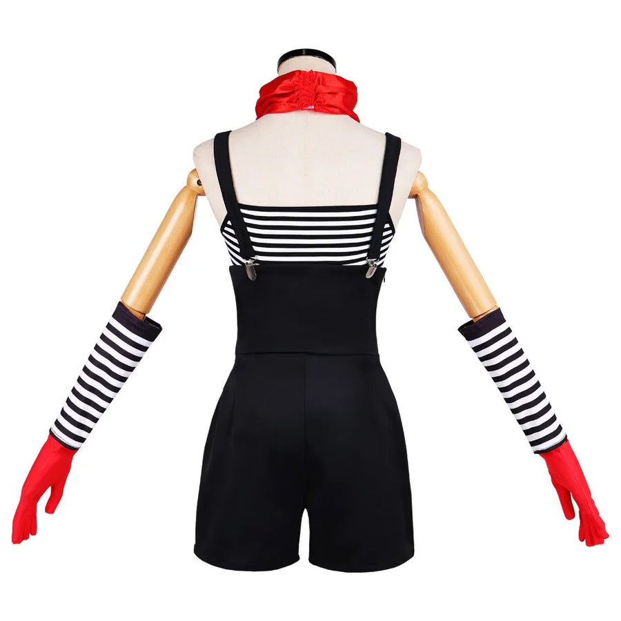 Déguisement Mime Rayé Femme