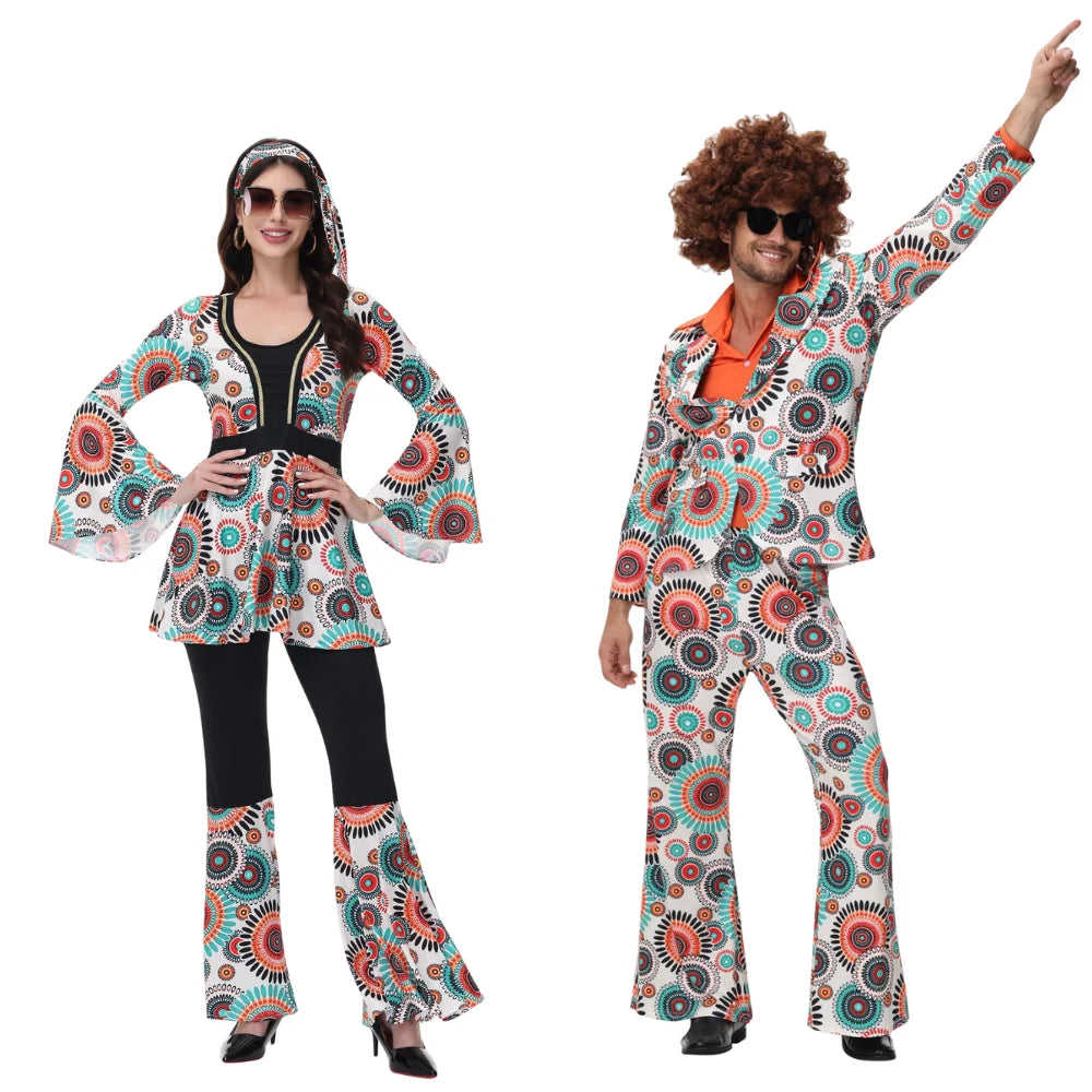 Déguisement Hippie Disco Années 70–80 Homme ou Femme
