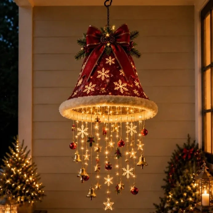 Guirlande Lumineuse Bonnets de Père Noël LED – Décoration Sapin – vue 10