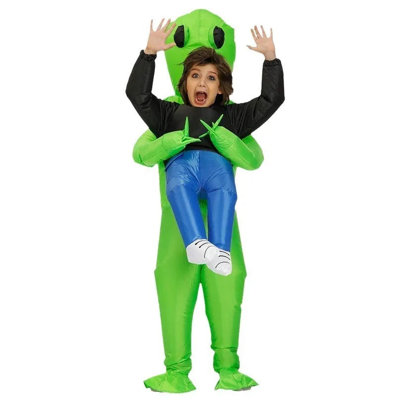 Déguisement Gonflable Alien Adulte – Costume Rigolo – vue 6