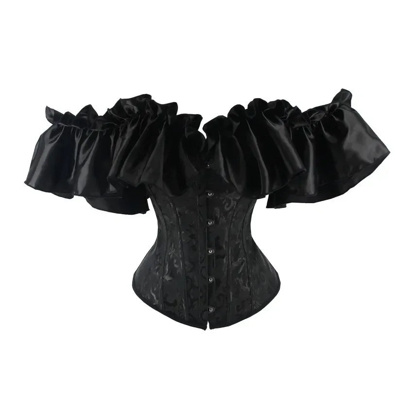 Robe Corset Gothique Épaules Dénudées