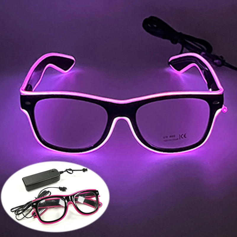 Lunettes LED Néon Lumineuses