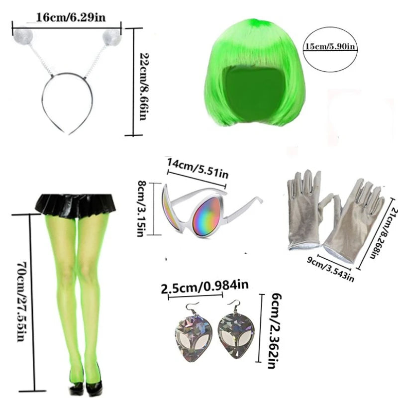 Kit Alien – Coiffe et Lunettes