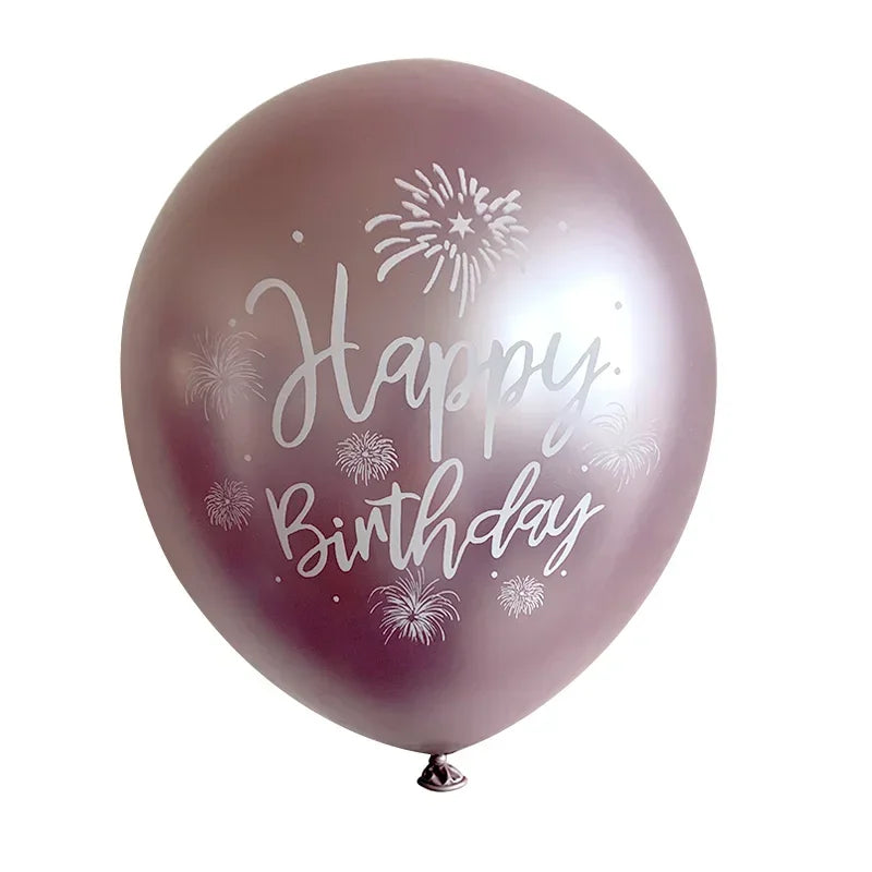 Lot de 15 Ballons Latex Or, Argent et Confettis – vue 10