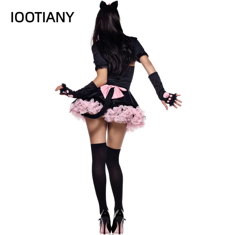 Déguisement Lapin Noir Sexy avec Cape