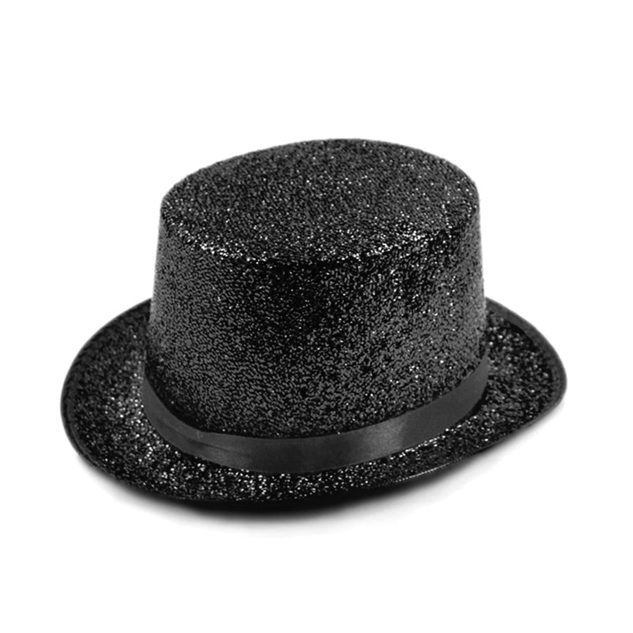 Chapeau Haut de Forme Pailleté – Accessoire de Déguisement – vue 11