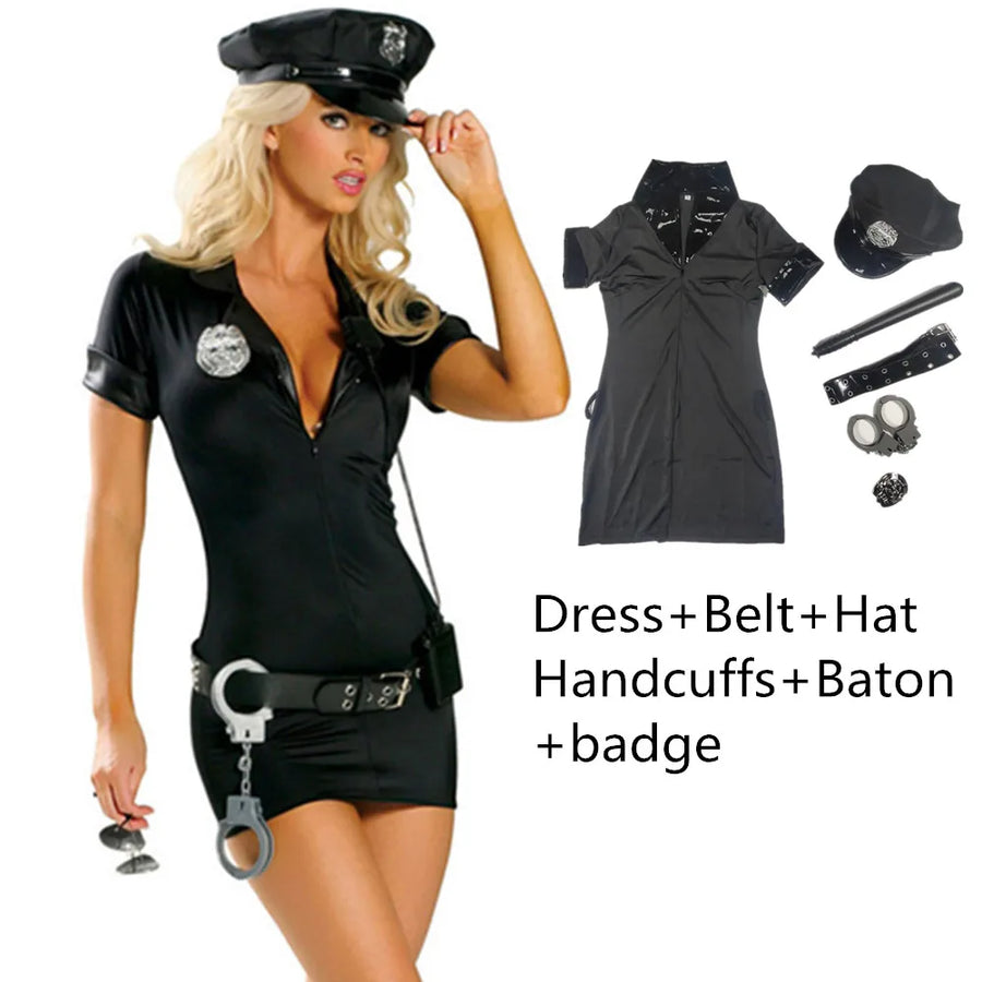 Déguisement Policière Sexy avec Accessoires – vue 7