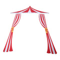 Toile de fond rideau rouge cirque Carnaval - Panoplia