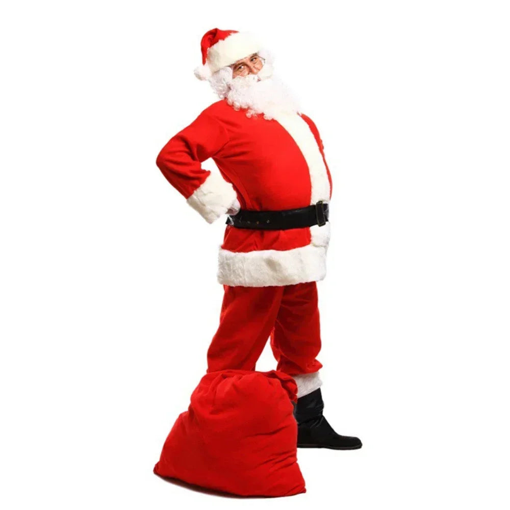Costume Père Noël Deluxe Homme – vue 3
