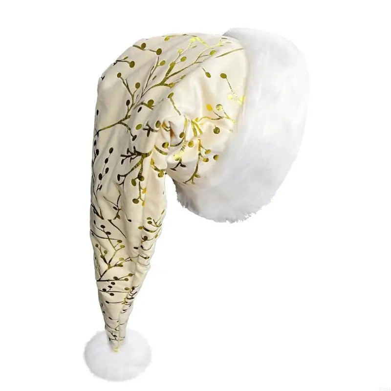 Bonnet de Noël Motif Doré