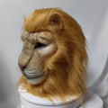 Masque Tête de Lion Blanc en Latex