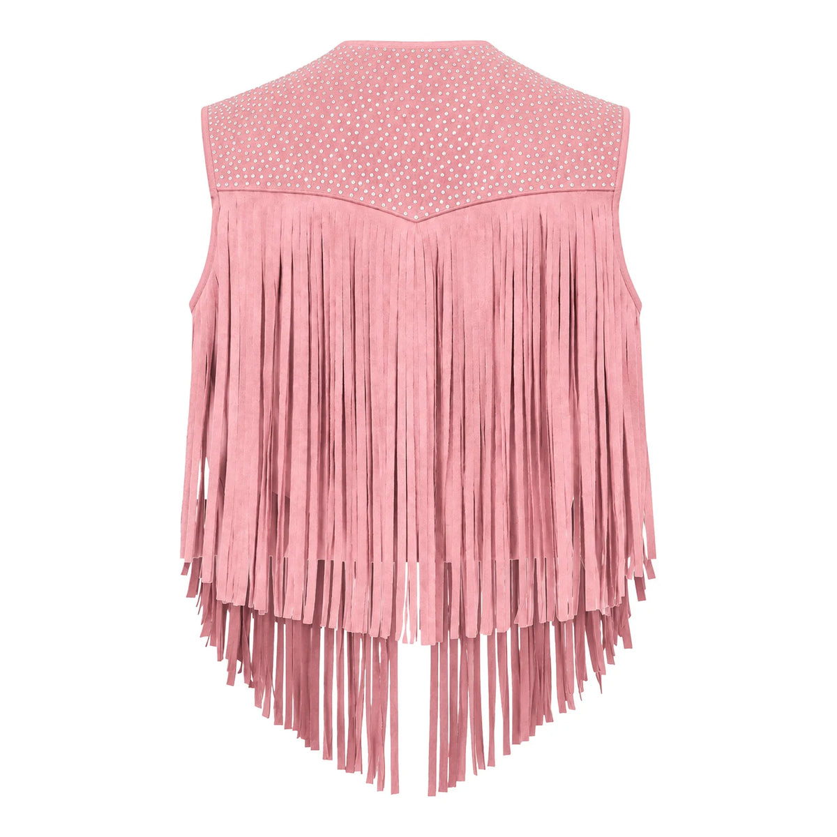 Gilet Cow-Girl à Strass et Franges
