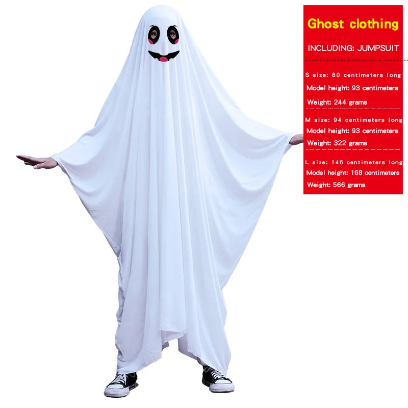 Déguisement Fantôme Blanc à Capuche Adulte