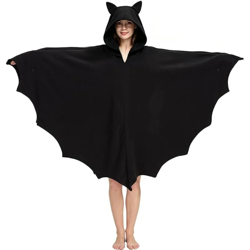 Cape à Capuche Chauve-Souris – Ailes de Vampire Adulte – vue 3