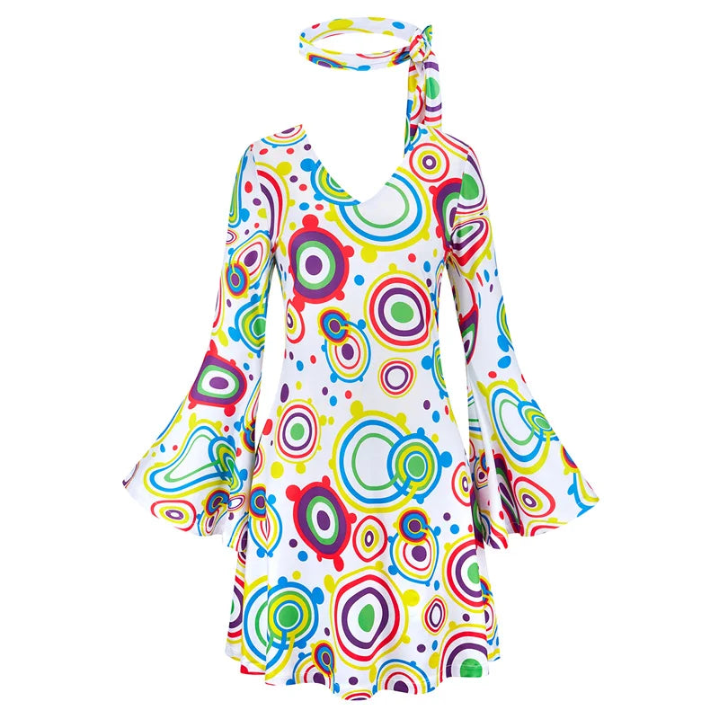 Robe Disco Années 70 Sexy avec Bandeau – vue 26