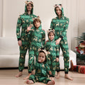 Pyjama Combinaison de Noël Famille à Capuche – Imprimé Festif – vue 3