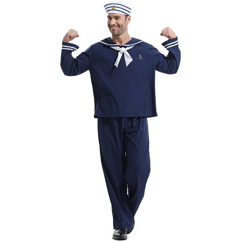 Déguisement Marin 3 Pièces – Chapeau, Haut et Pantalon – vue 2