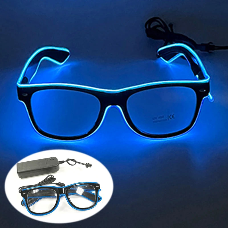 Lunettes LED Néon Lumineuses