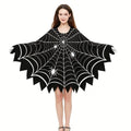 Poncho Toile d'Araignée Noir