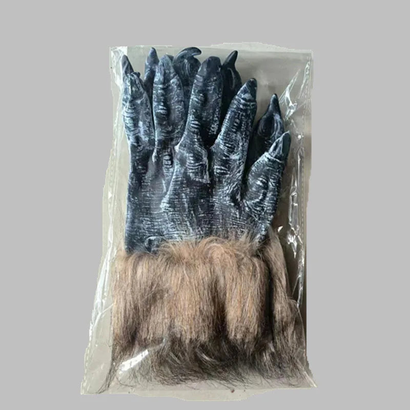 Masque Loup Effrayant avec Griffes – vue 4