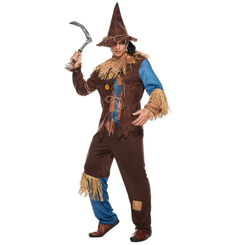 Costume d'Épouvantail Maléfique Homme - Déluxe Halloween – vue 2